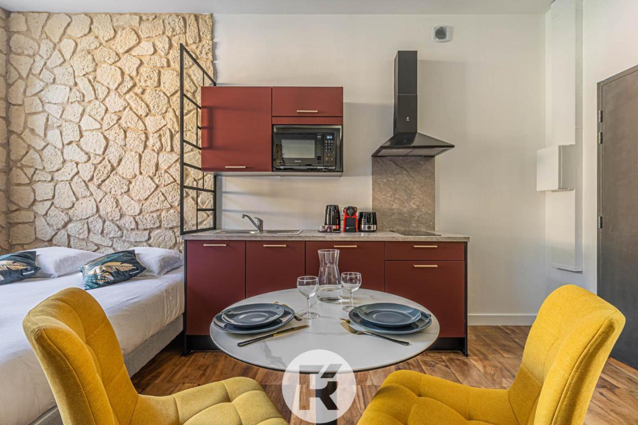 R'Apparts Studio Chic Des Quais Grenoble Luaran gambar